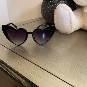 Stylish heart shaped sunglasses